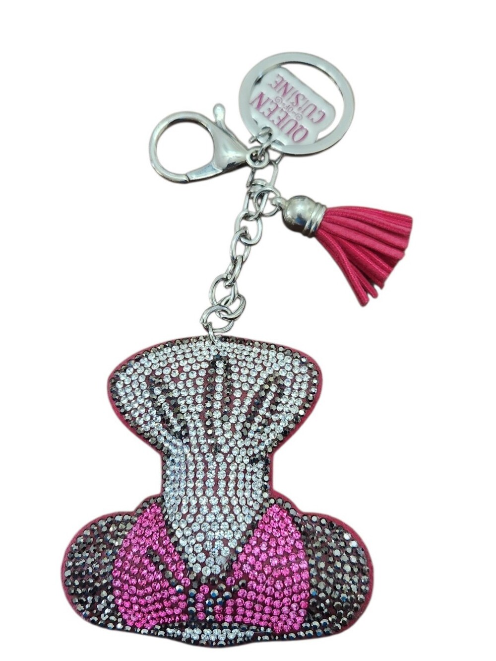 Disney Epcot Keychain "Queen Of Cuisine" 25th Anniversary EUC